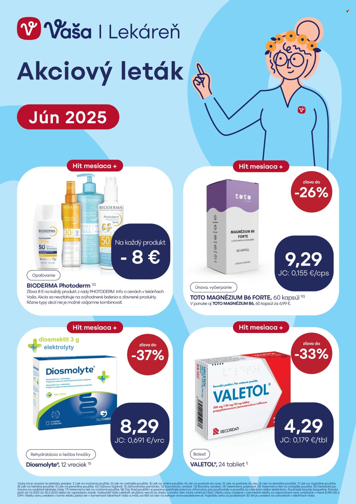 Leták Vaša lekáreň - 1.6.2025 - 30.6.2025. Strana 1