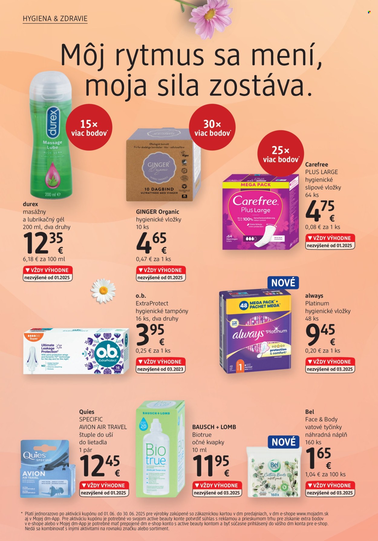 Leták dm drogerie - 1.6.2025 - 30.6.2025. Strana 4