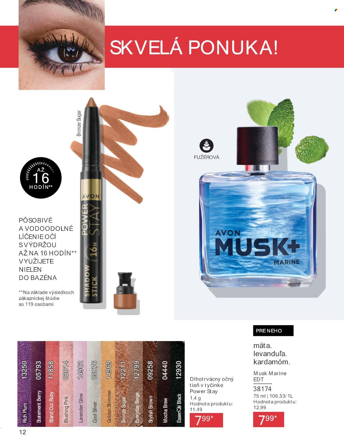 Leták Avon - 1.6.2025 - 30.6.2025. Strana 12