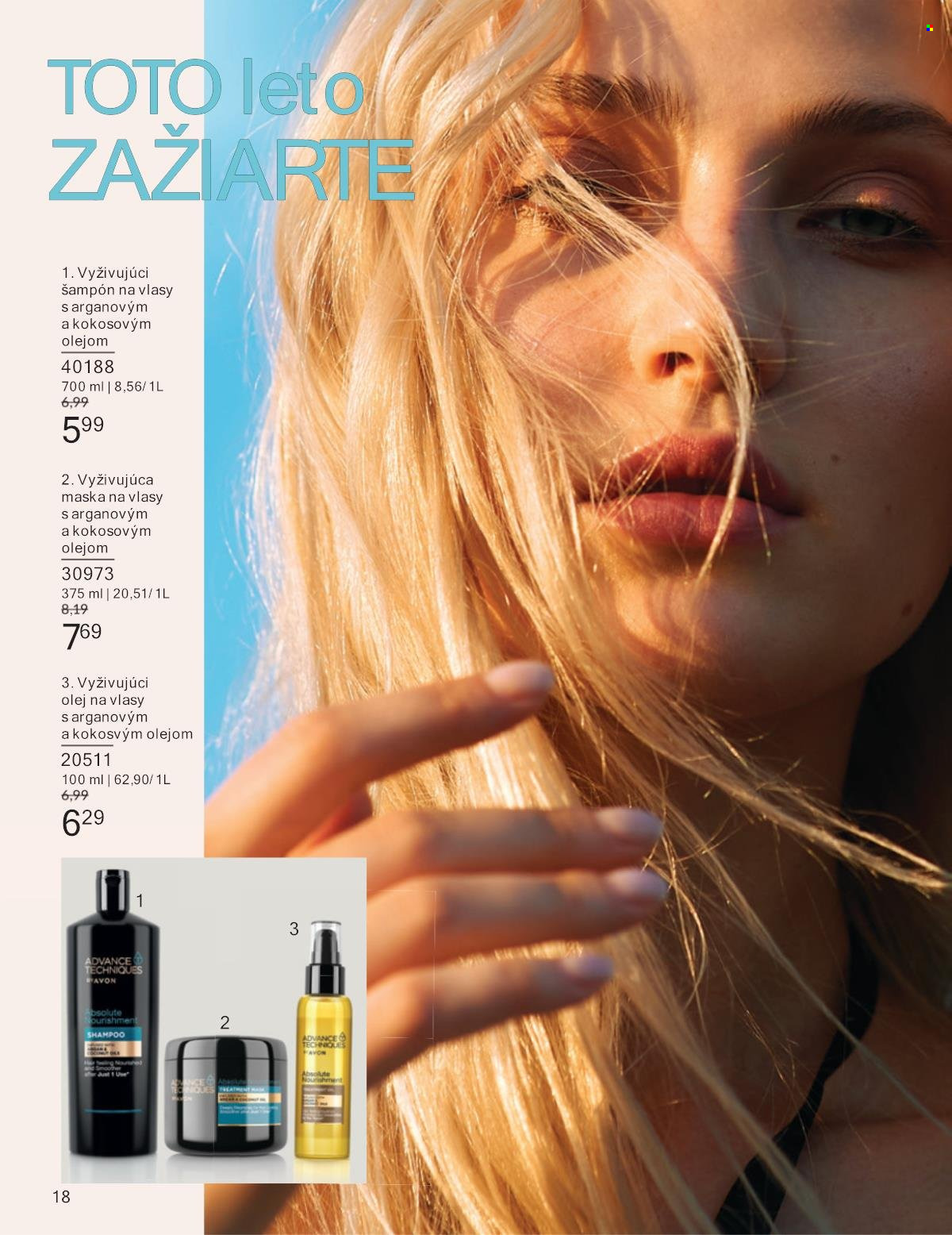 Leták Avon - 1.6.2025 - 30.6.2025. Strana 18