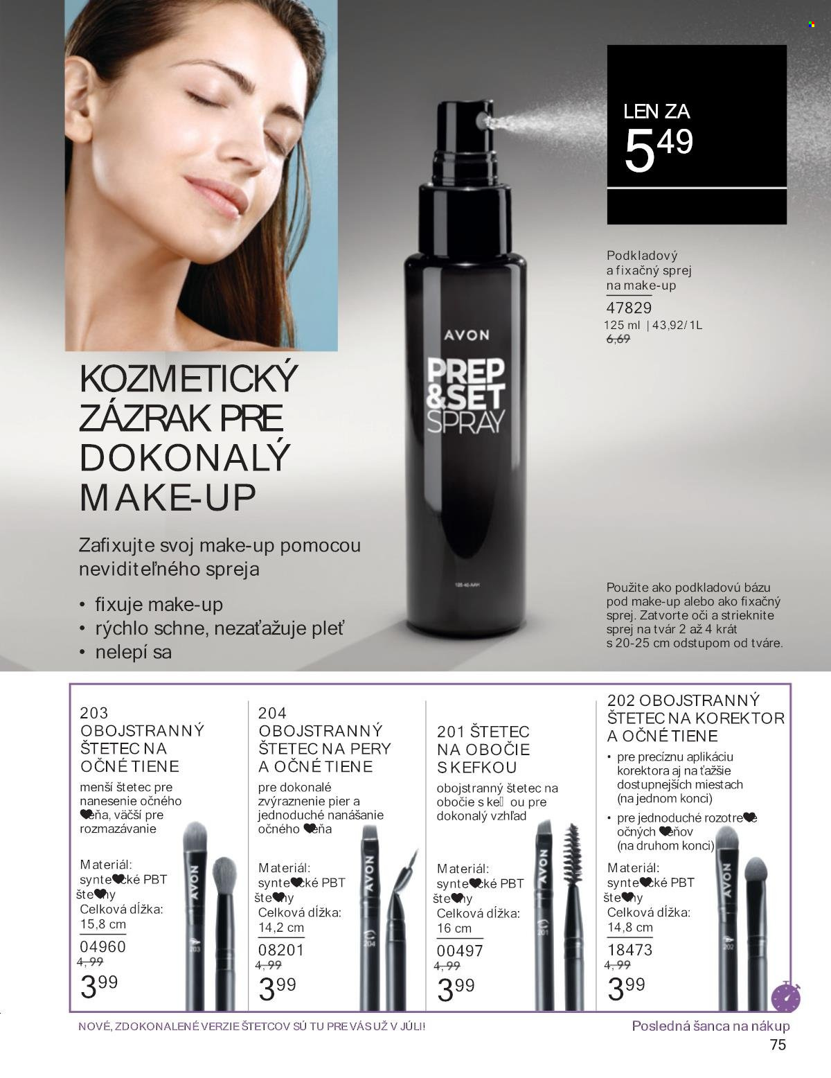 Leták Avon - 1.6.2025 - 30.6.2025. Strana 75