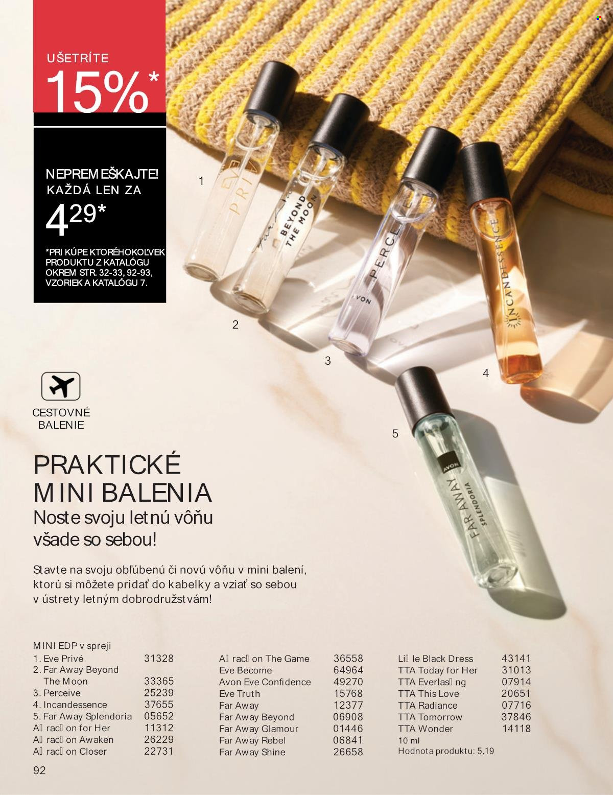 Leták Avon - 1.6.2025 - 30.6.2025. Strana 92
