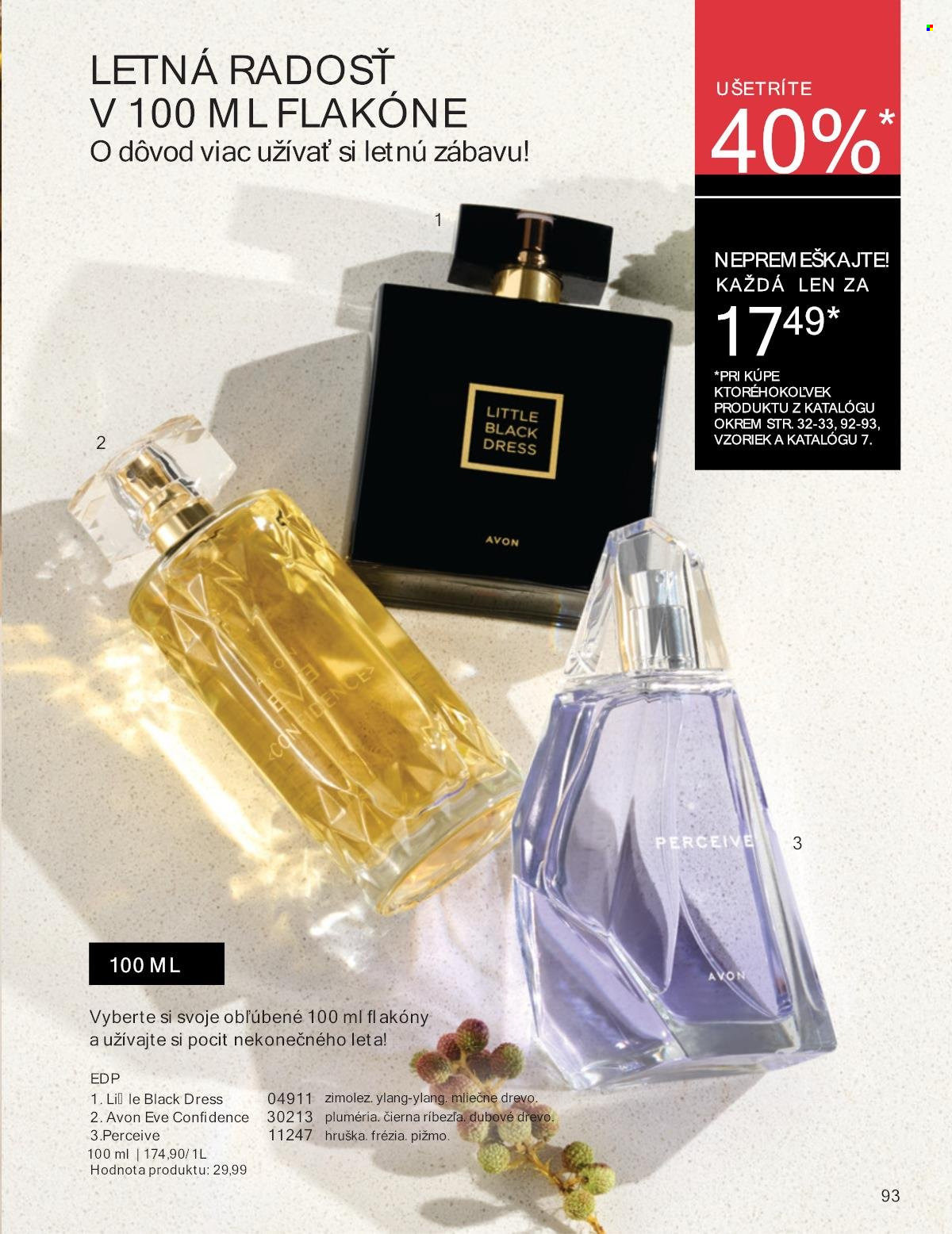 Leták Avon - 1.6.2025 - 30.6.2025. Strana 93