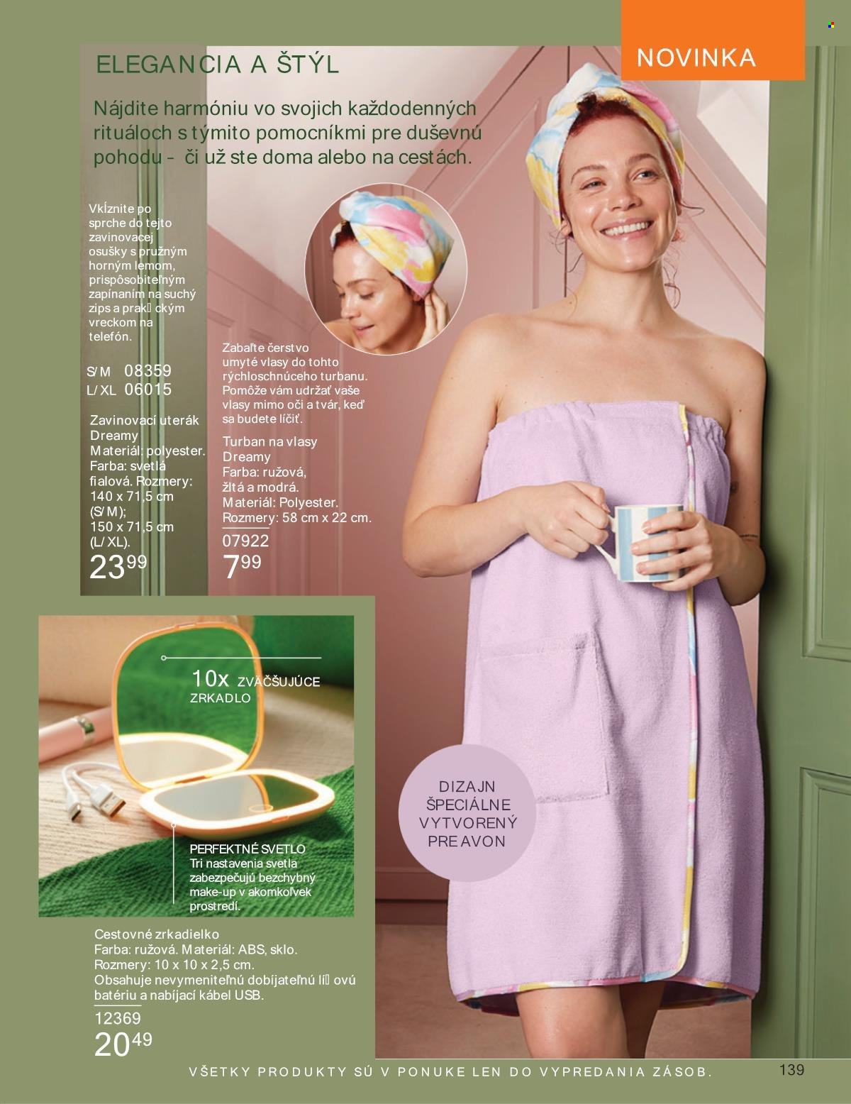 Leták Avon - 1.6.2025 - 30.6.2025. Strana 139
