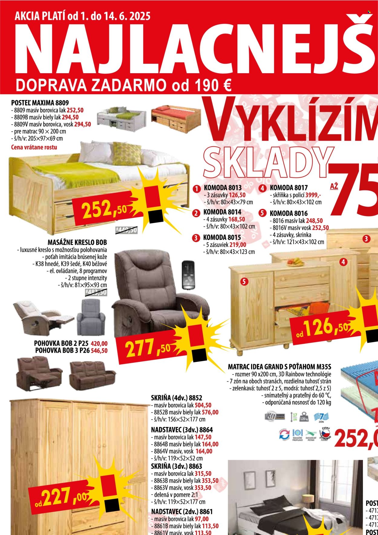 Leták IDEA nábytok - 1.6.2025 - 14.6.2025. Strana 1