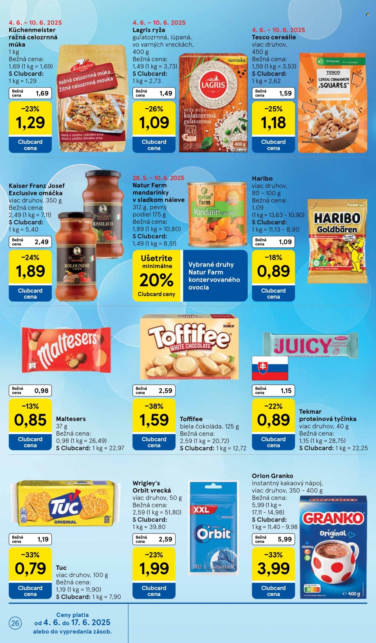 Leták TESCO - 4.6.2025 - 10.6.2025. Strana 26