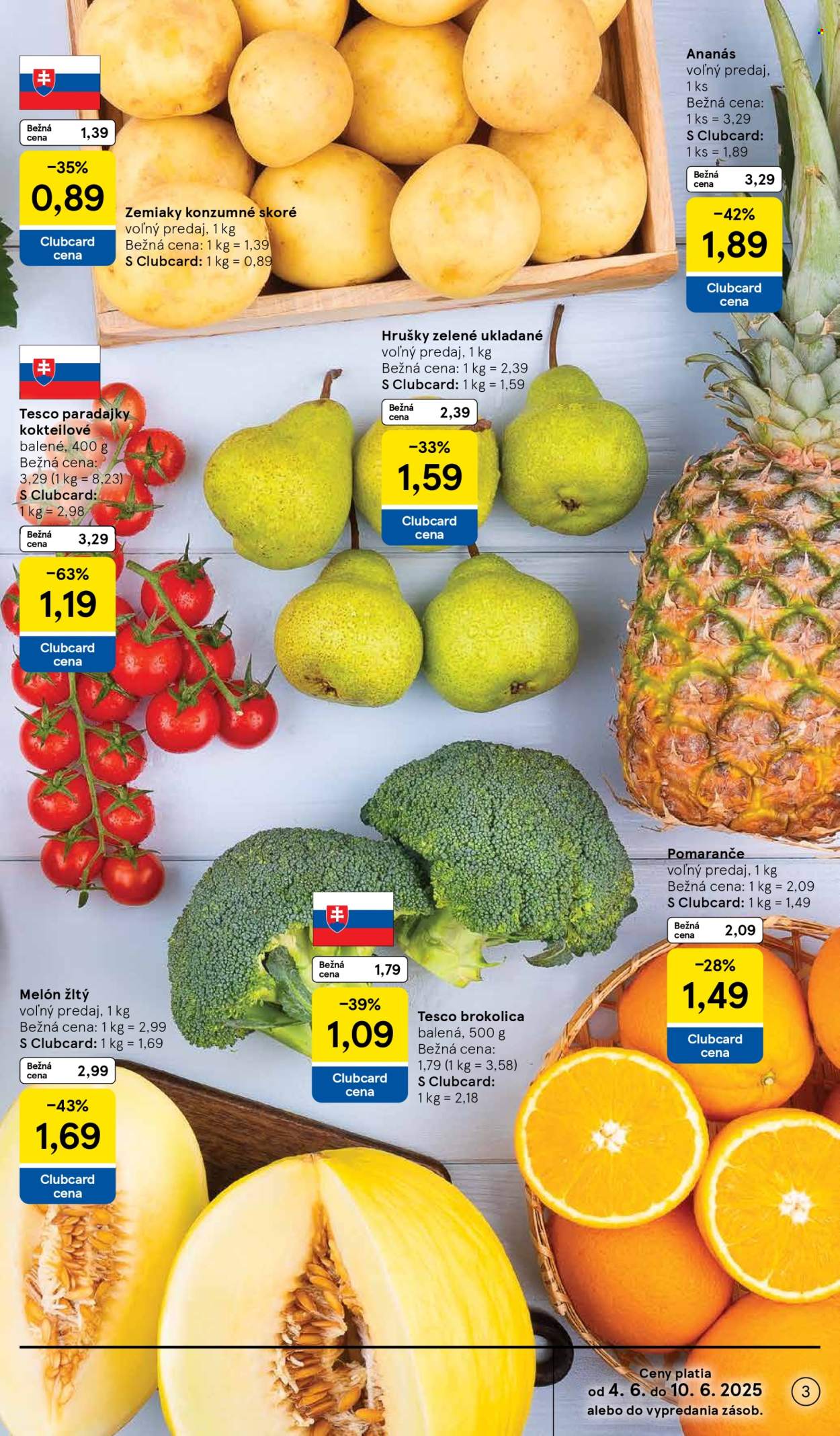 Leták TESCO supermarket - 4.6.2025 - 10.6.2025. Strana 3