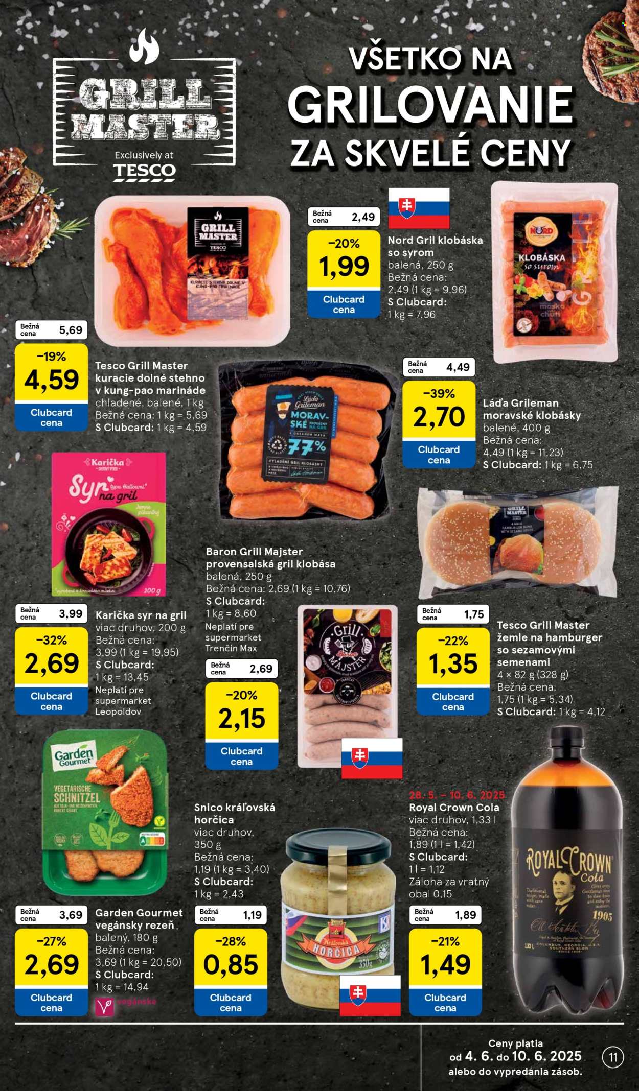 Leták TESCO supermarket - 4.6.2025 - 10.6.2025. Strana 11