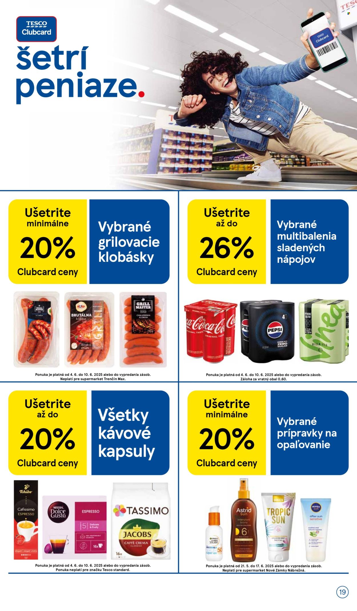 Leták TESCO supermarket - 4.6.2025 - 10.6.2025. Strana 19