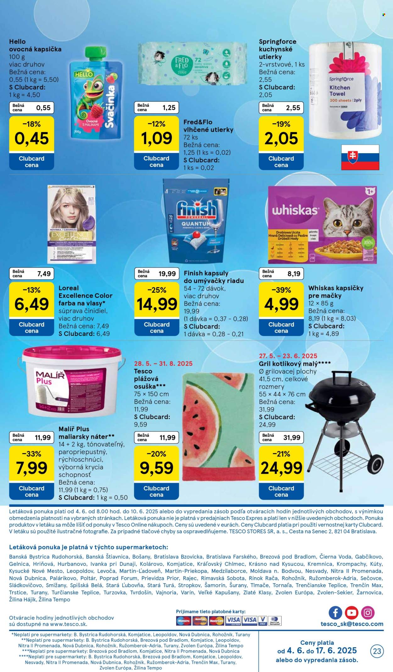 Leták TESCO supermarket - 4.6.2025 - 10.6.2025. Strana 23