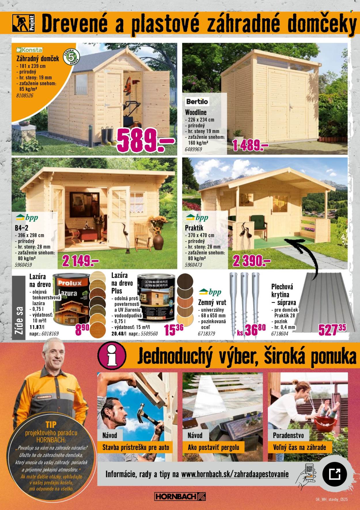 Leták Hornbach - 28.5.2025 - 11.6.2025. Strana 4