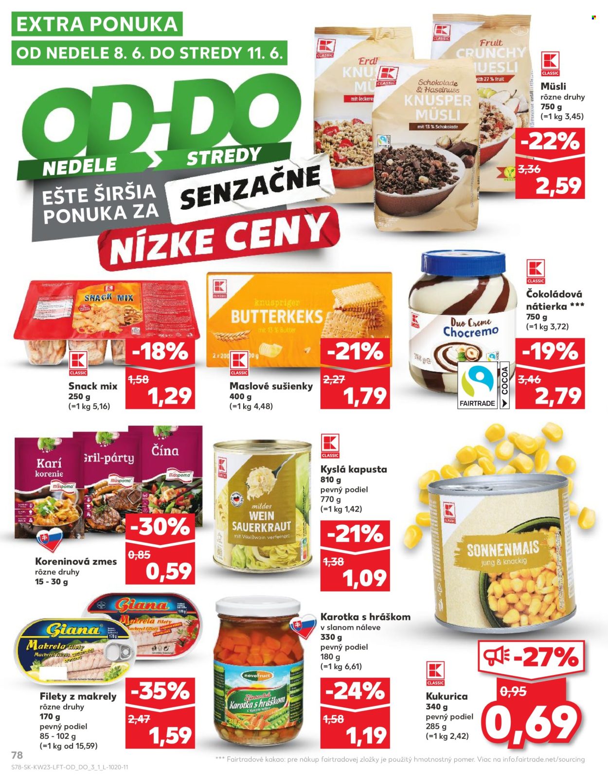 Leták Kaufland - 5.6.2025 - 11.6.2025. Strana 78