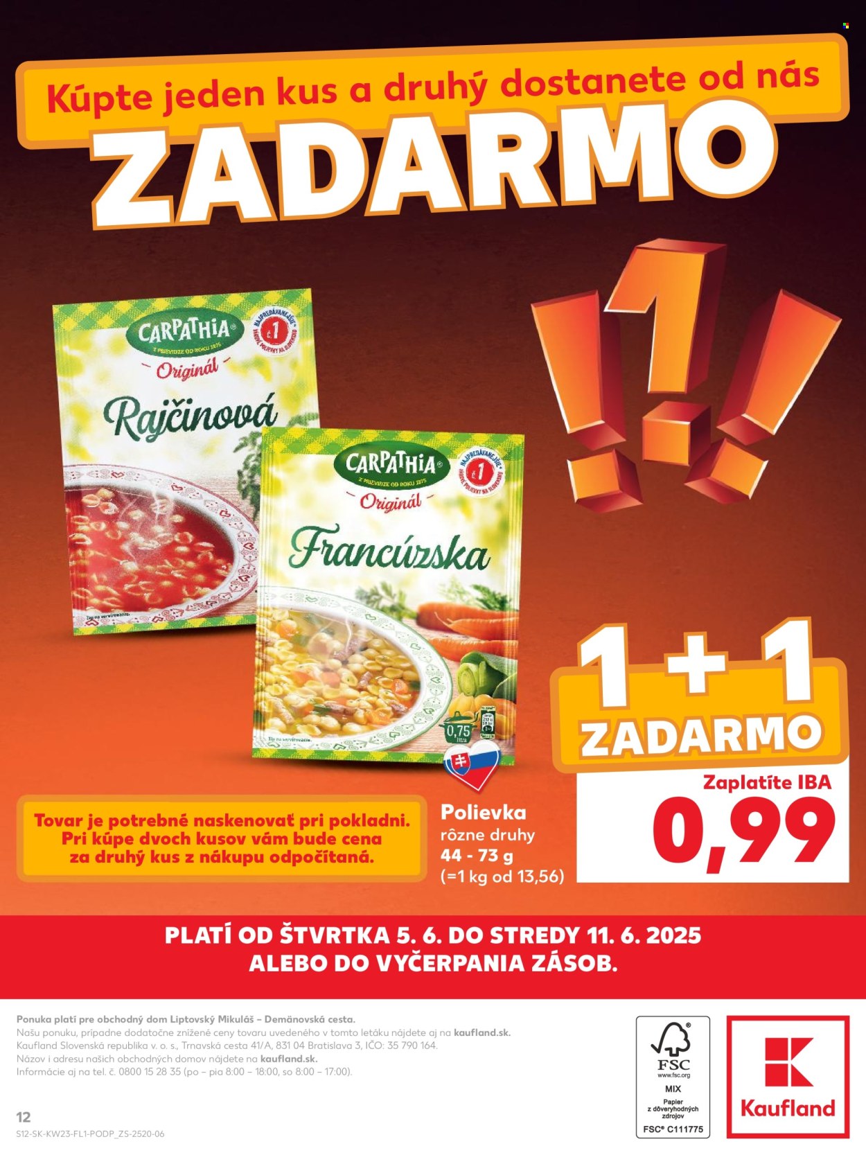 Leták Kaufland - 5.6.2025 - 11.6.2025. Strana 12