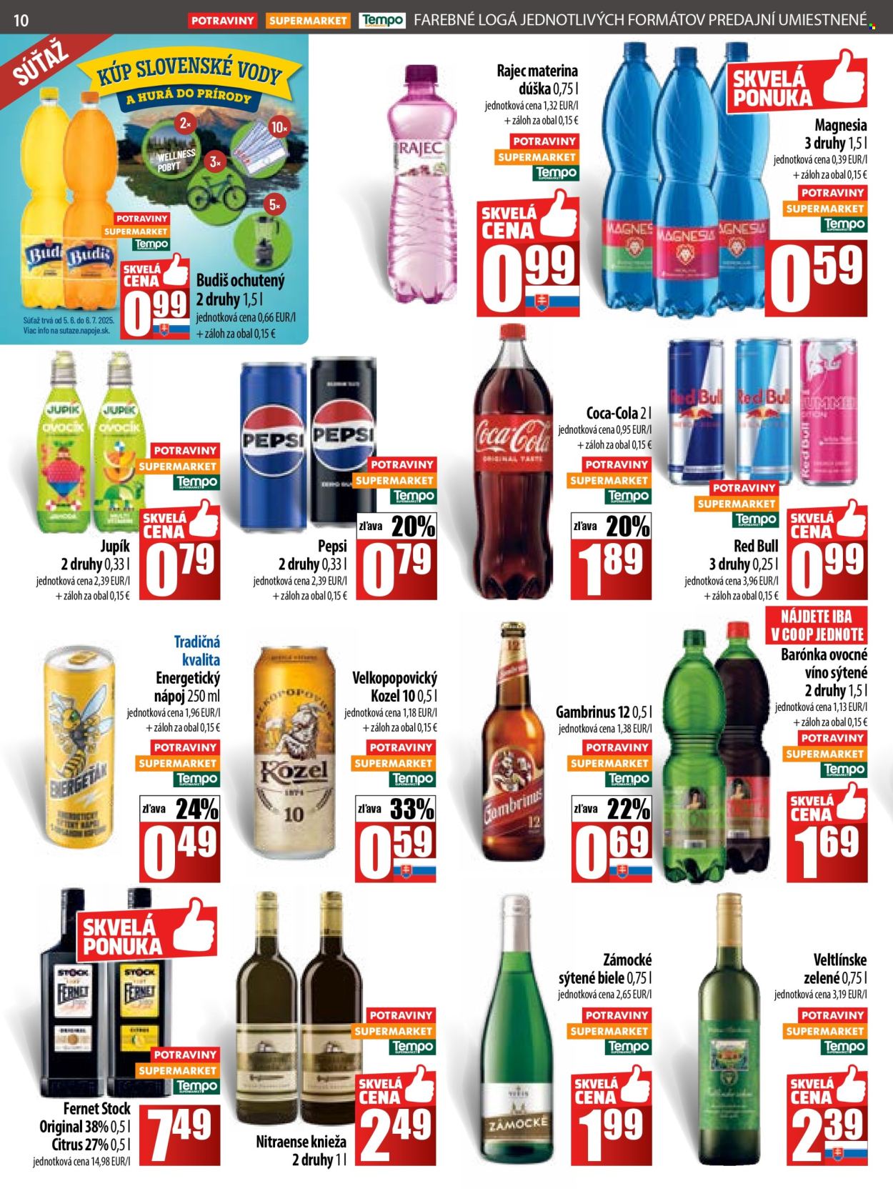 Leták COOP Jednota - 5.6.2025 - 11.6.2025. Strana 10