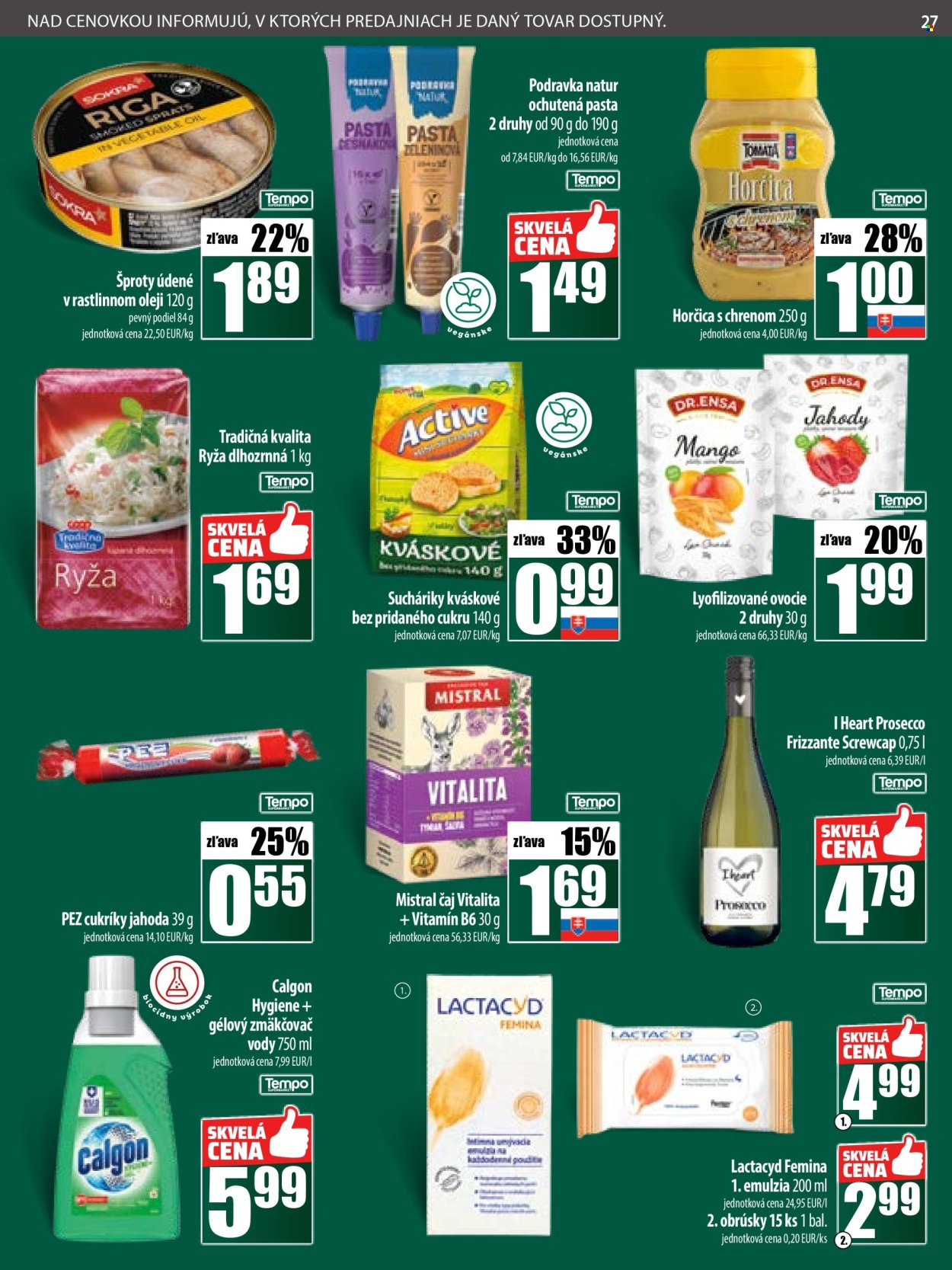 Leták COOP Jednota - 5.6.2025 - 11.6.2025. Strana 27