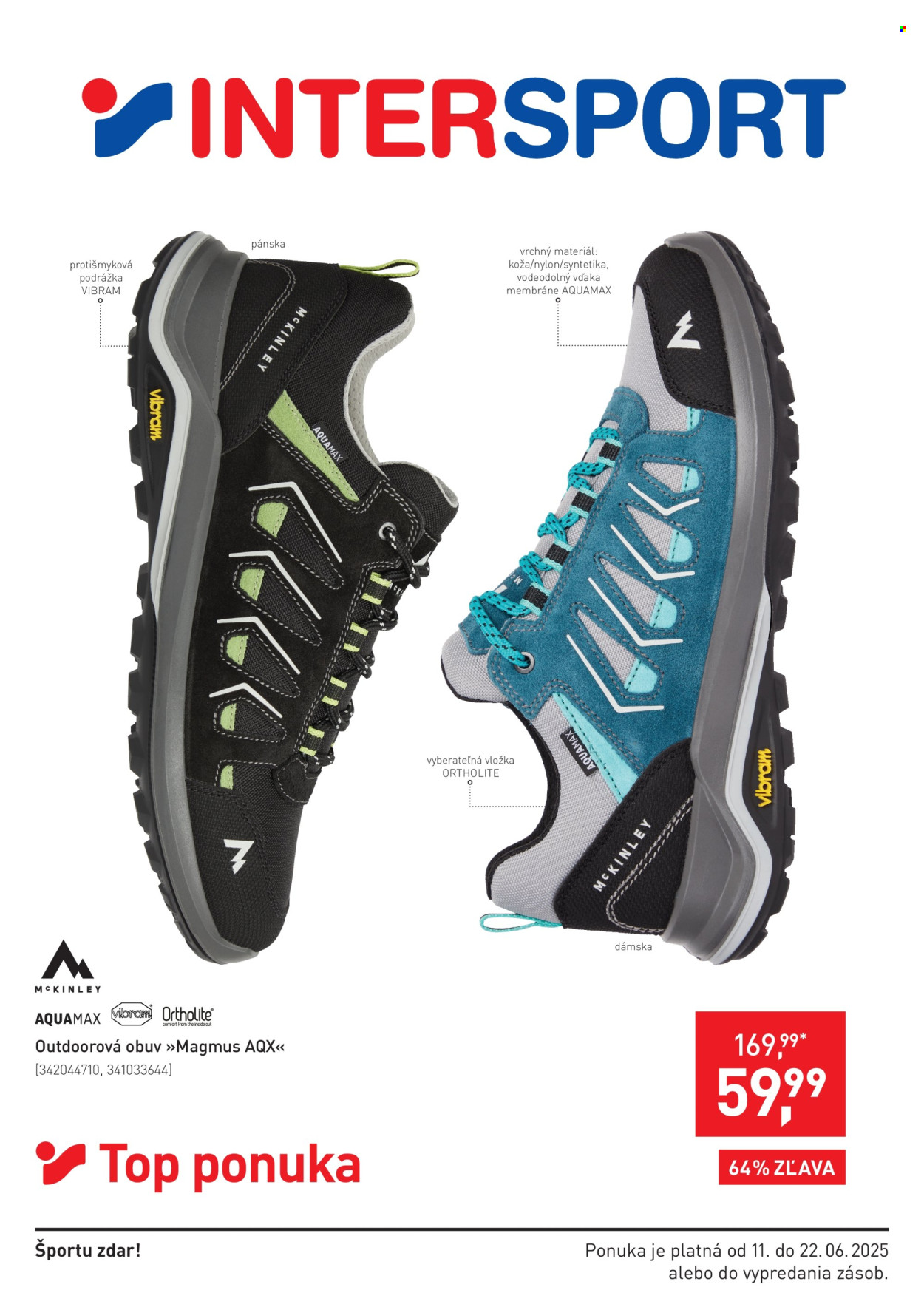 Leták Intersport - 11.6.2025 - 22.6.2025. Strana 1