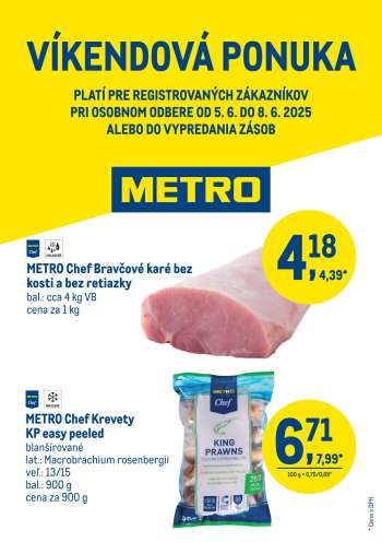 Leták Metro - 5.6.2025 - 8.6.2025.