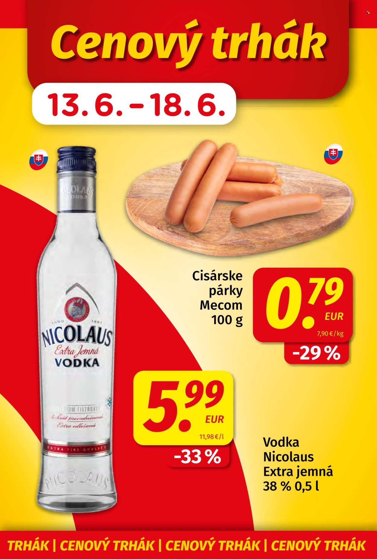 Leták Potraviny KORUNA - 6.6.2025 - 18.6.2025. Strana 3