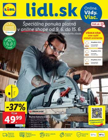 Leták Lidl - 9.6.2025 - 15.6.2025.