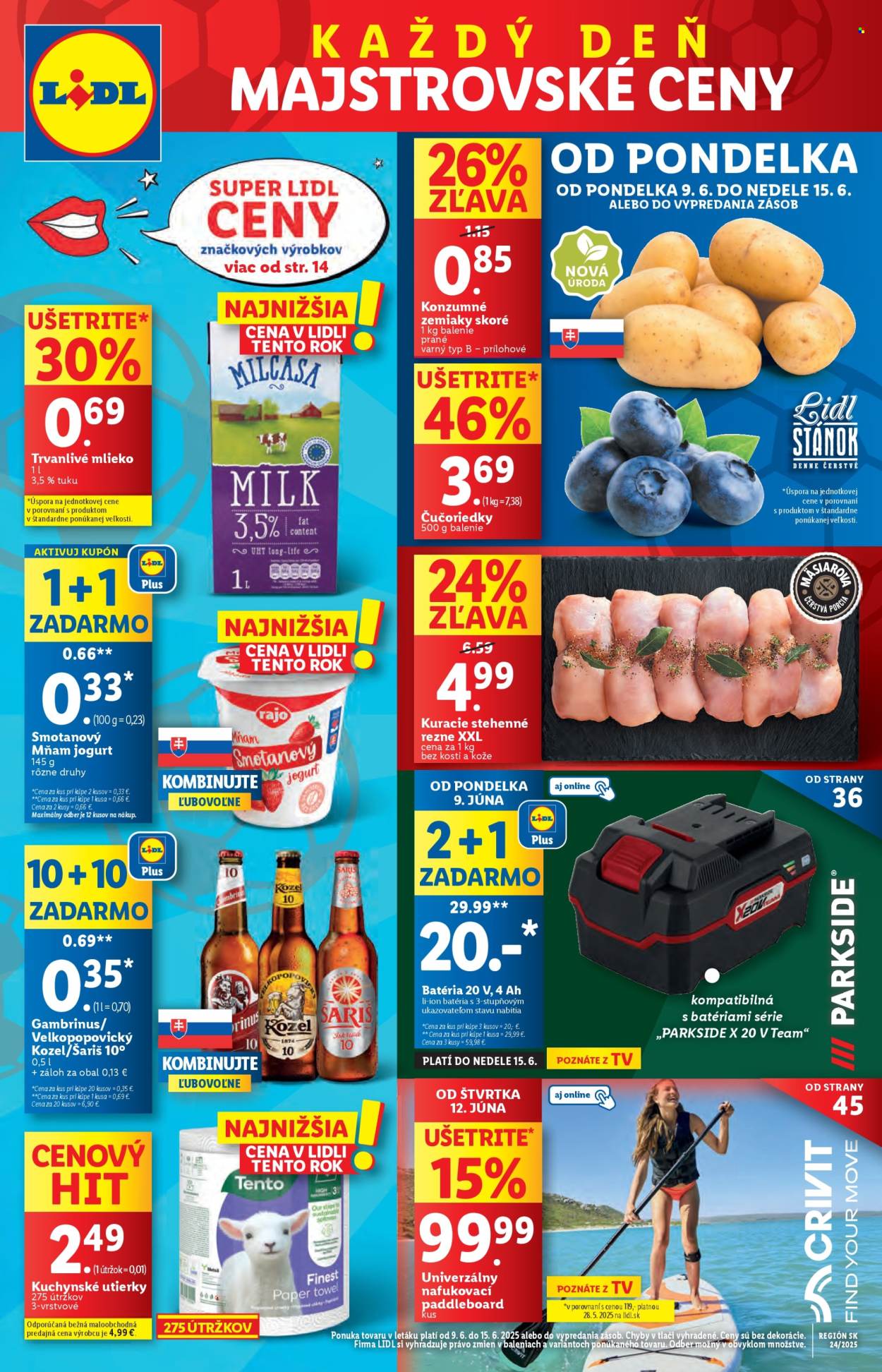 Leták Lidl - 9.6.2025 - 15.6.2025. Strana 1