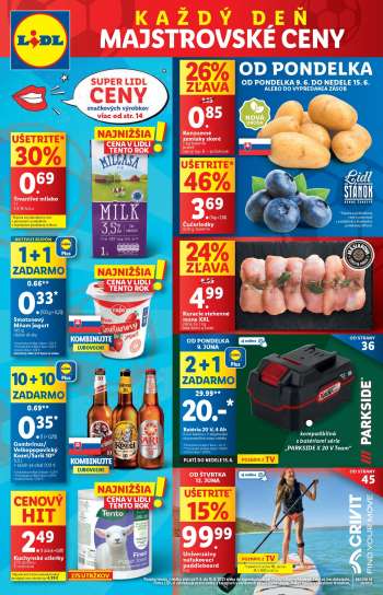 Leták Lidl - 9.6.2025 - 15.6.2025.