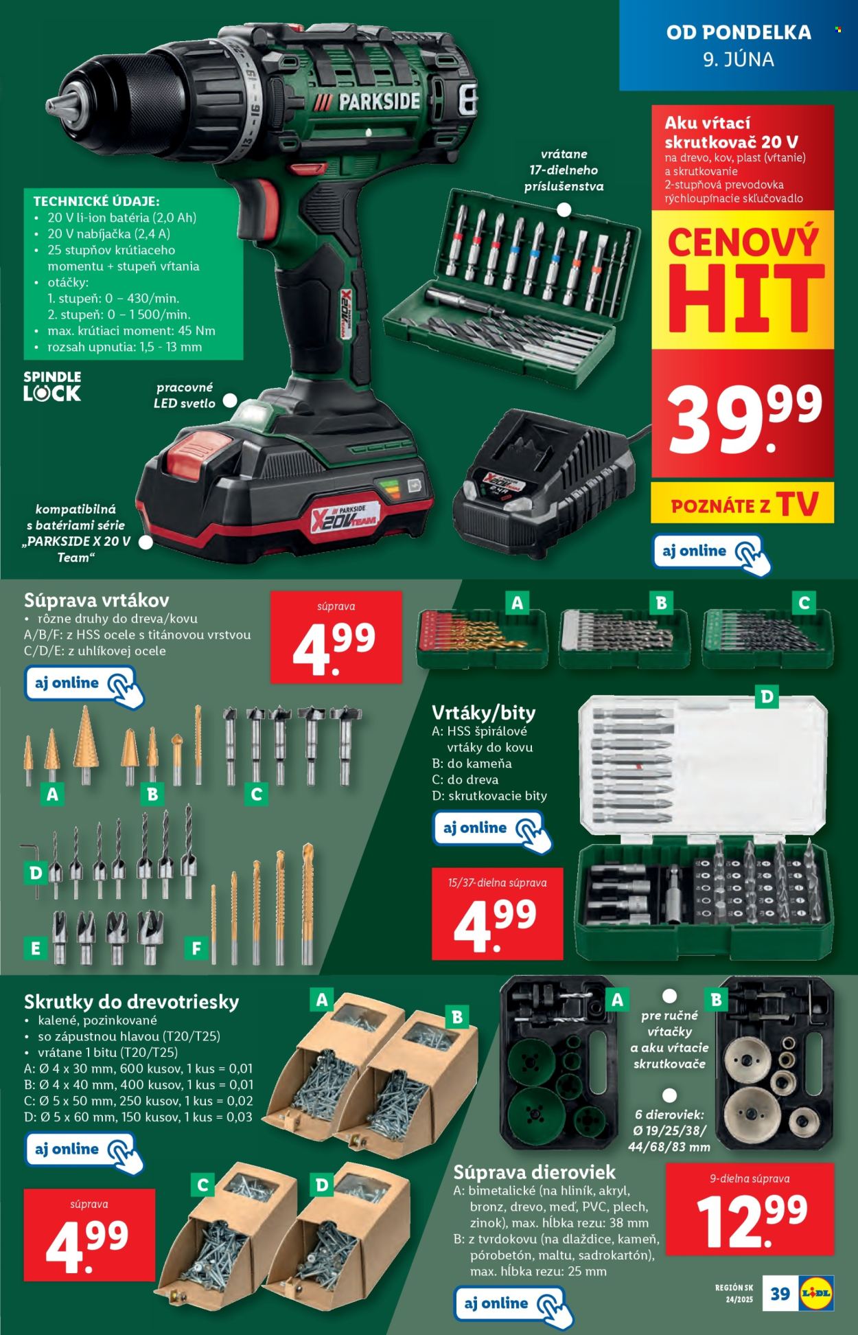 Leták Lidl - 9.6.2025 - 15.6.2025. Strana 43