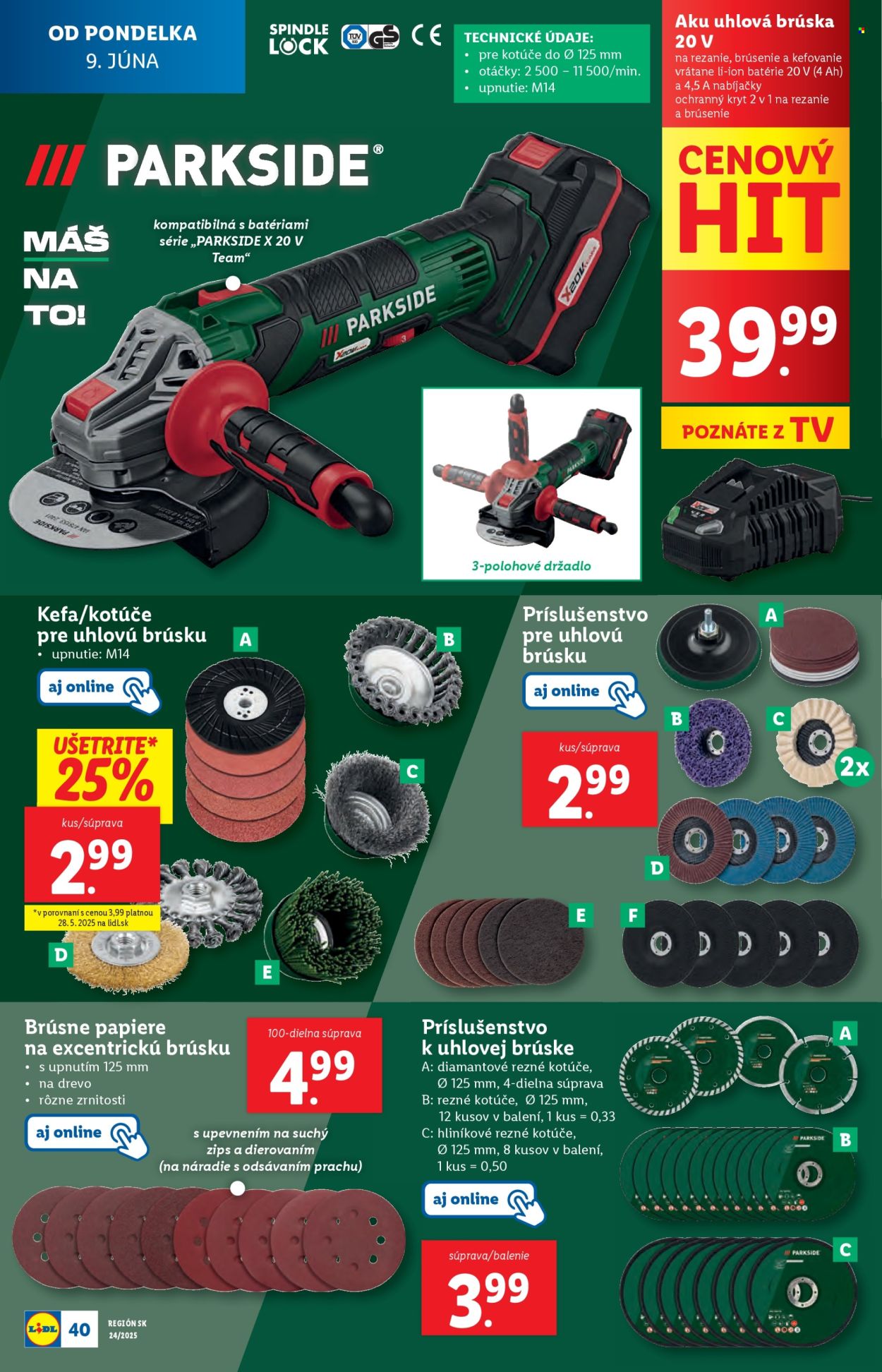 Leták Lidl - 9.6.2025 - 15.6.2025. Strana 44