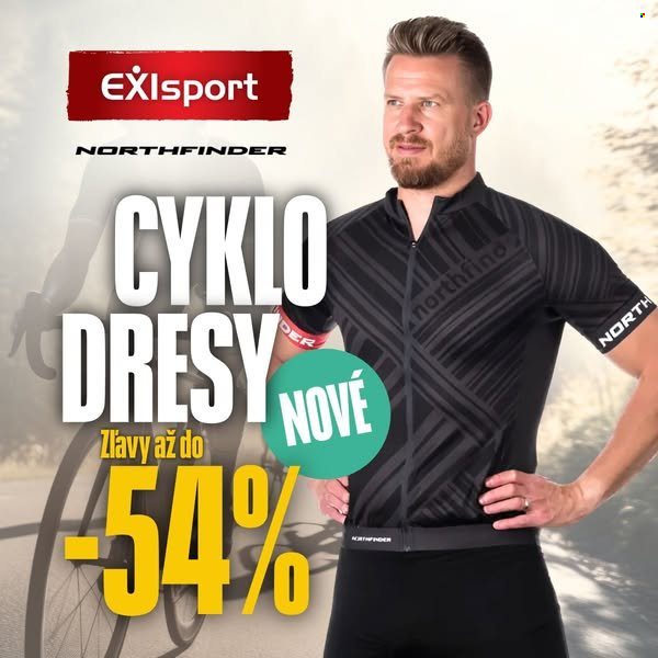 Leták Exisport. Strana 1