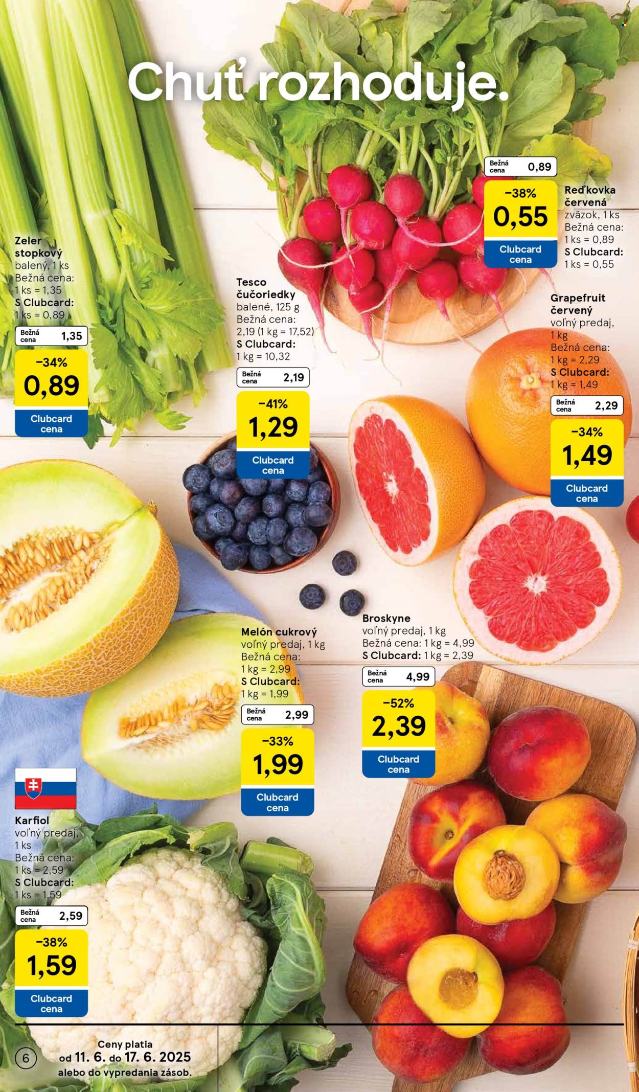 Leták TESCO - 11.6.2025 - 17.6.2025. Strana 6