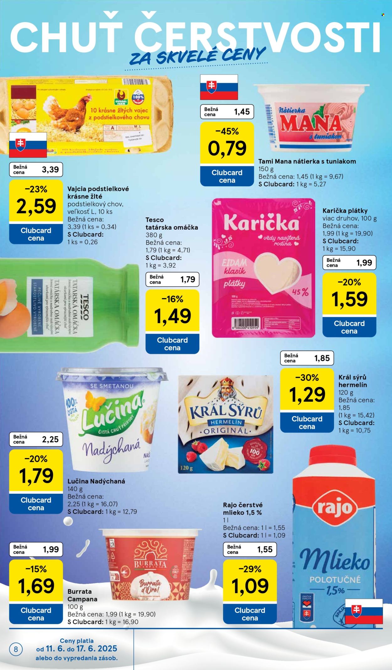 Leták TESCO - 11.6.2025 - 17.6.2025. Strana 8