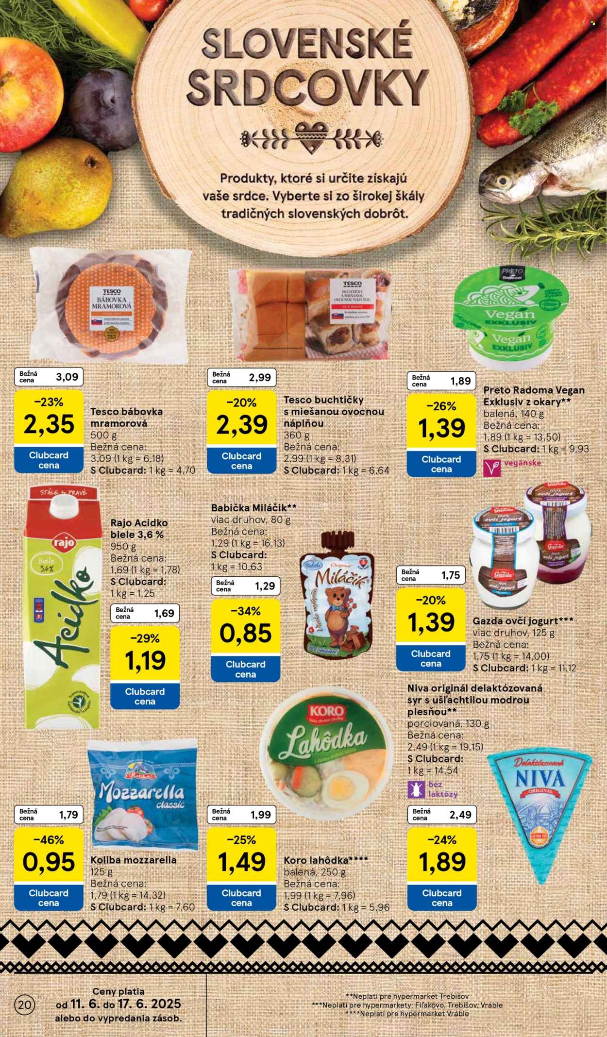 Leták TESCO - 11.6.2025 - 17.6.2025. Strana 20