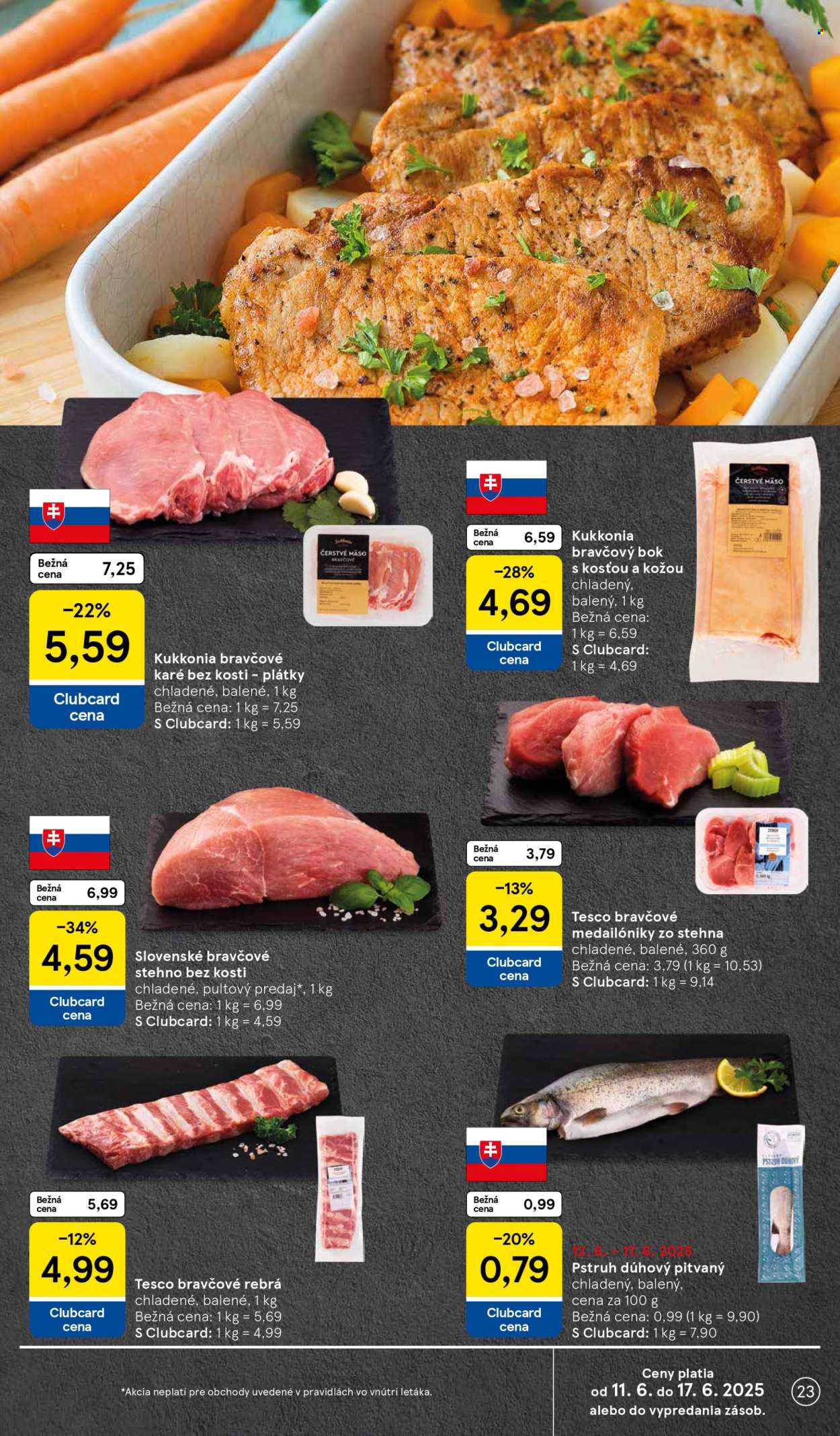 Leták TESCO - 11.6.2025 - 17.6.2025. Strana 23