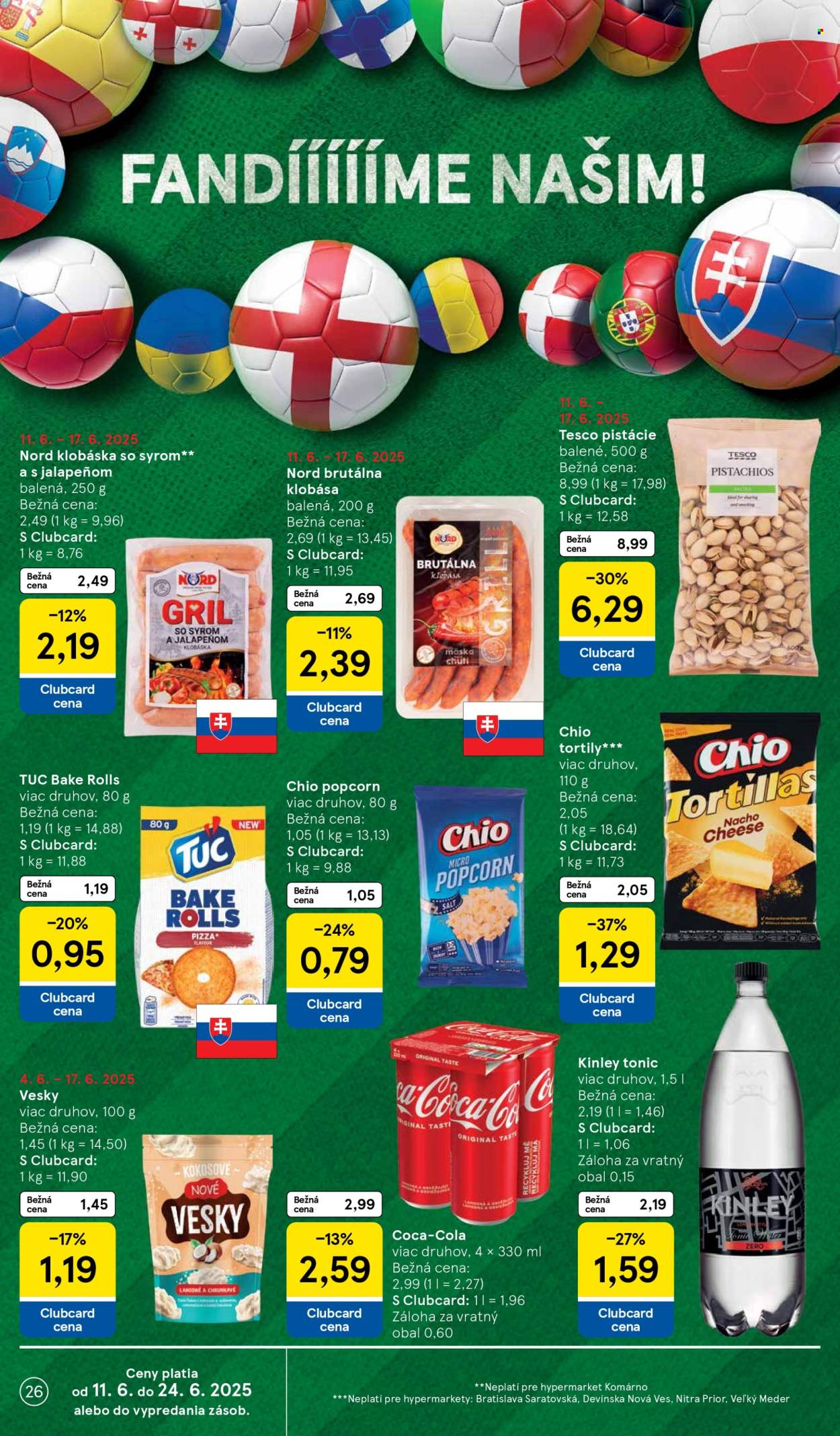 Leták TESCO - 11.6.2025 - 17.6.2025. Strana 26