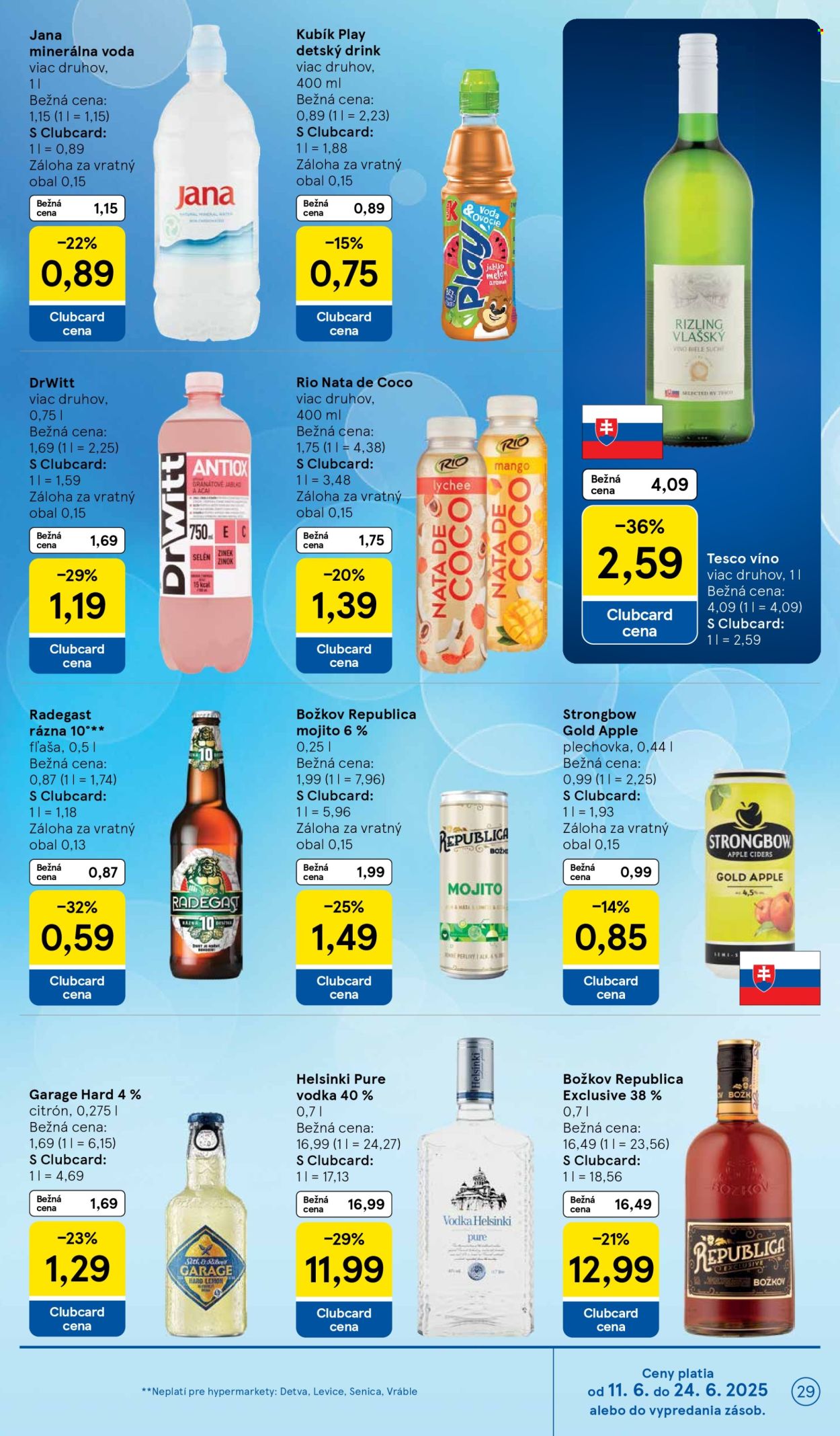 Leták TESCO - 11.6.2025 - 17.6.2025. Strana 29