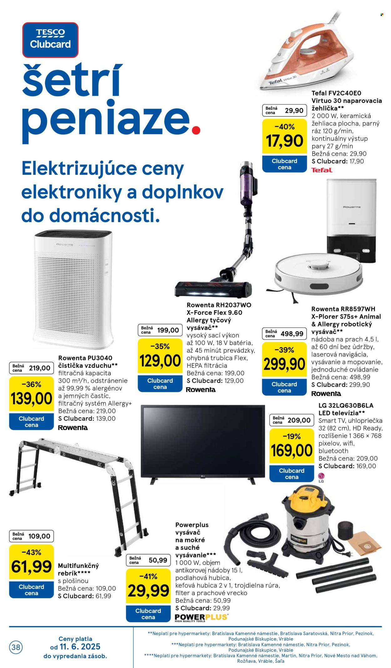 Leták TESCO - 11.6.2025 - 17.6.2025. Strana 38