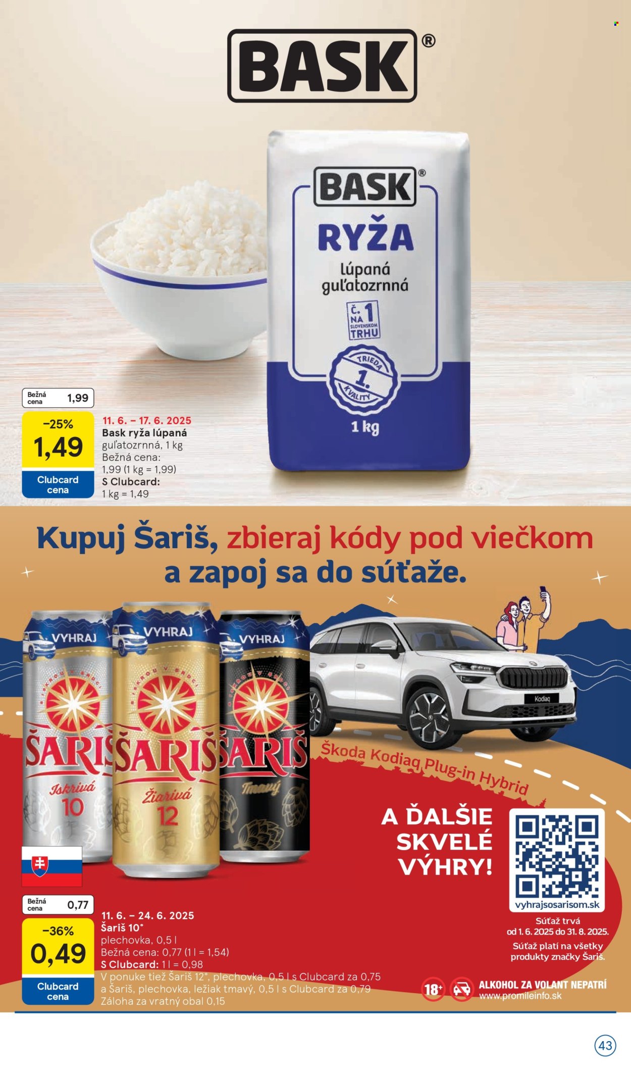 Leták TESCO - 11.6.2025 - 17.6.2025. Strana 43