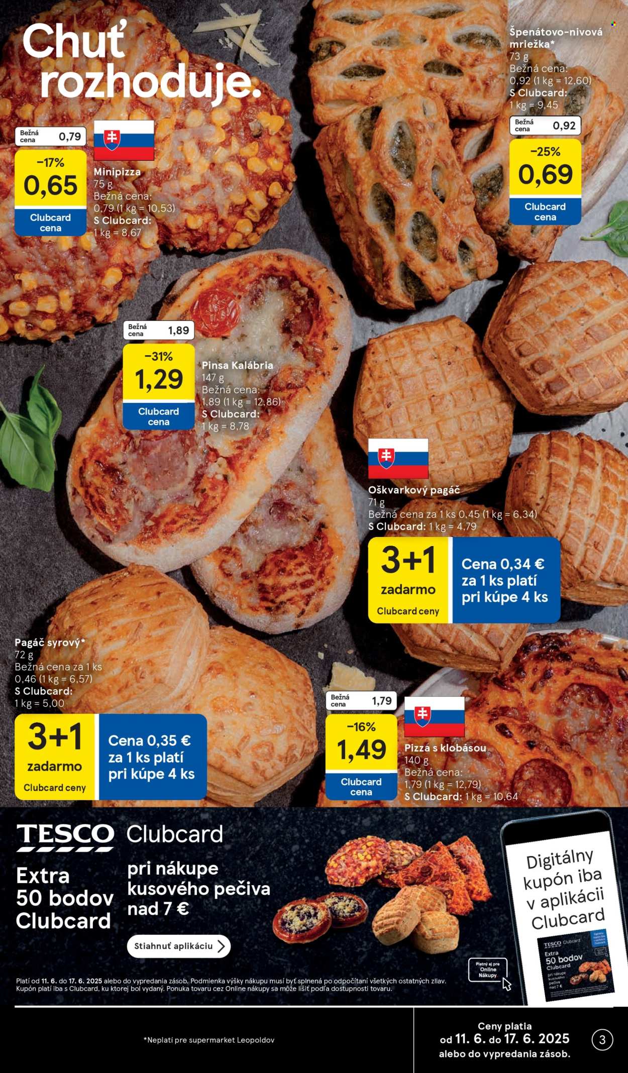 Leták TESCO supermarket - 11.6.2025 - 17.6.2025. Strana 3