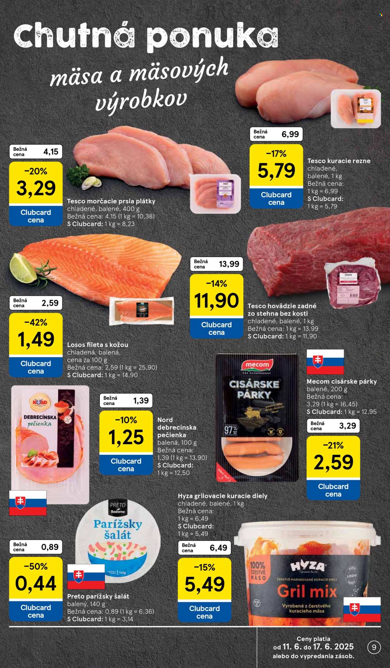 Leták TESCO supermarket - 11.6.2025 - 17.6.2025. Strana 9