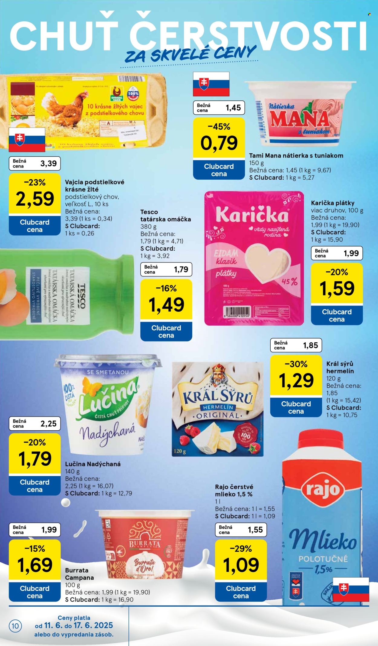 Leták TESCO supermarket - 11.6.2025 - 17.6.2025. Strana 10