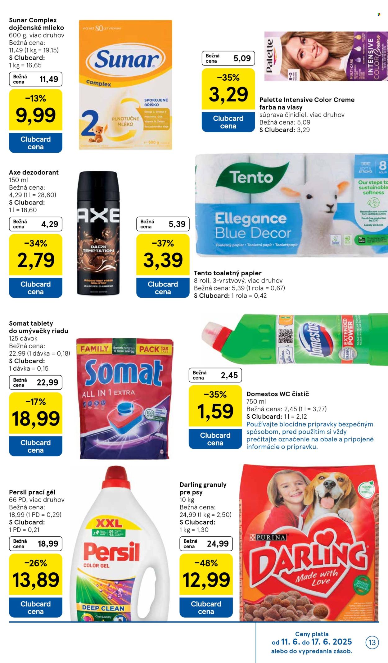 Leták TESCO supermarket - 11.6.2025 - 17.6.2025. Strana 13