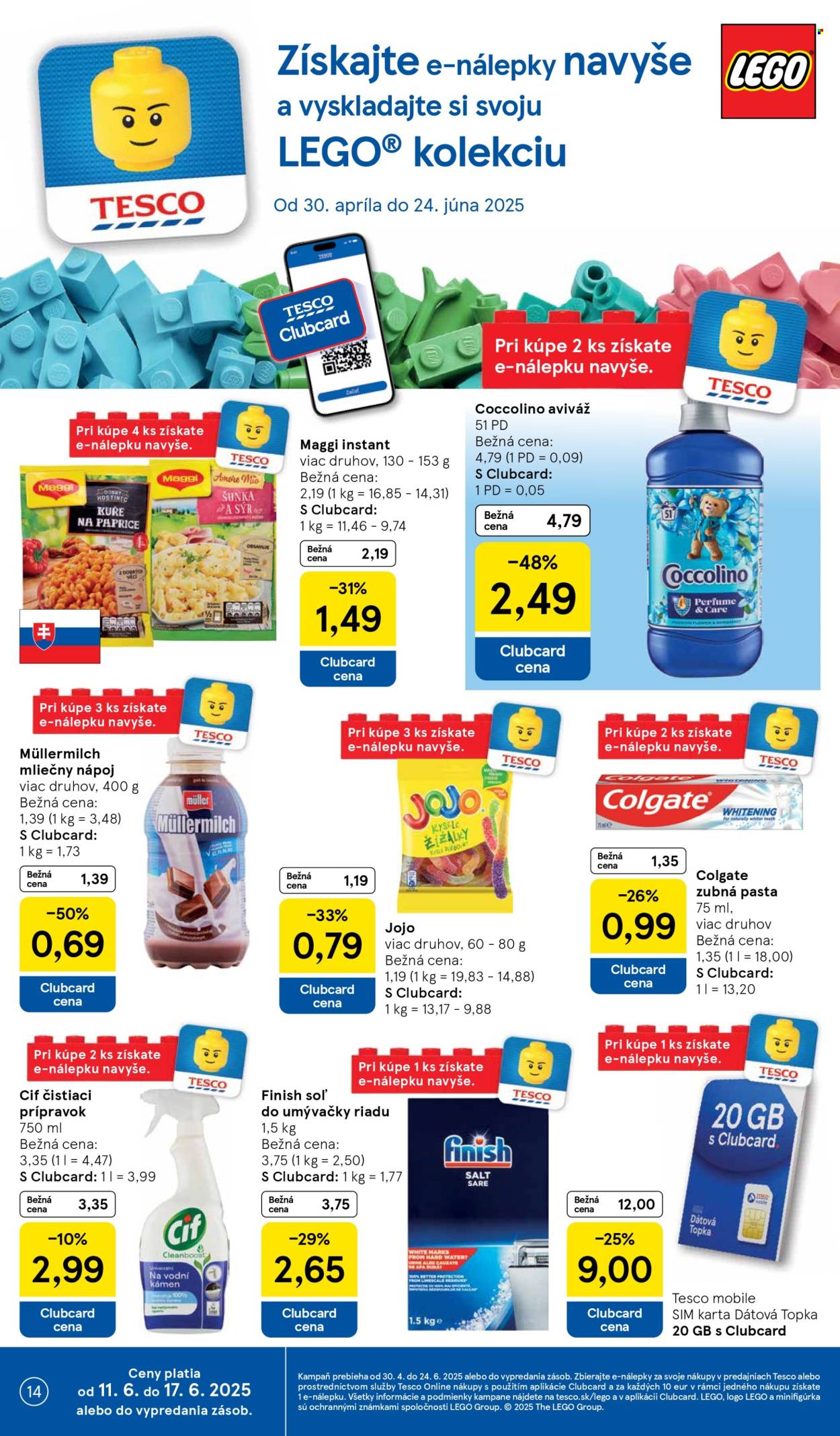 Leták TESCO supermarket - 11.6.2025 - 17.6.2025. Strana 14