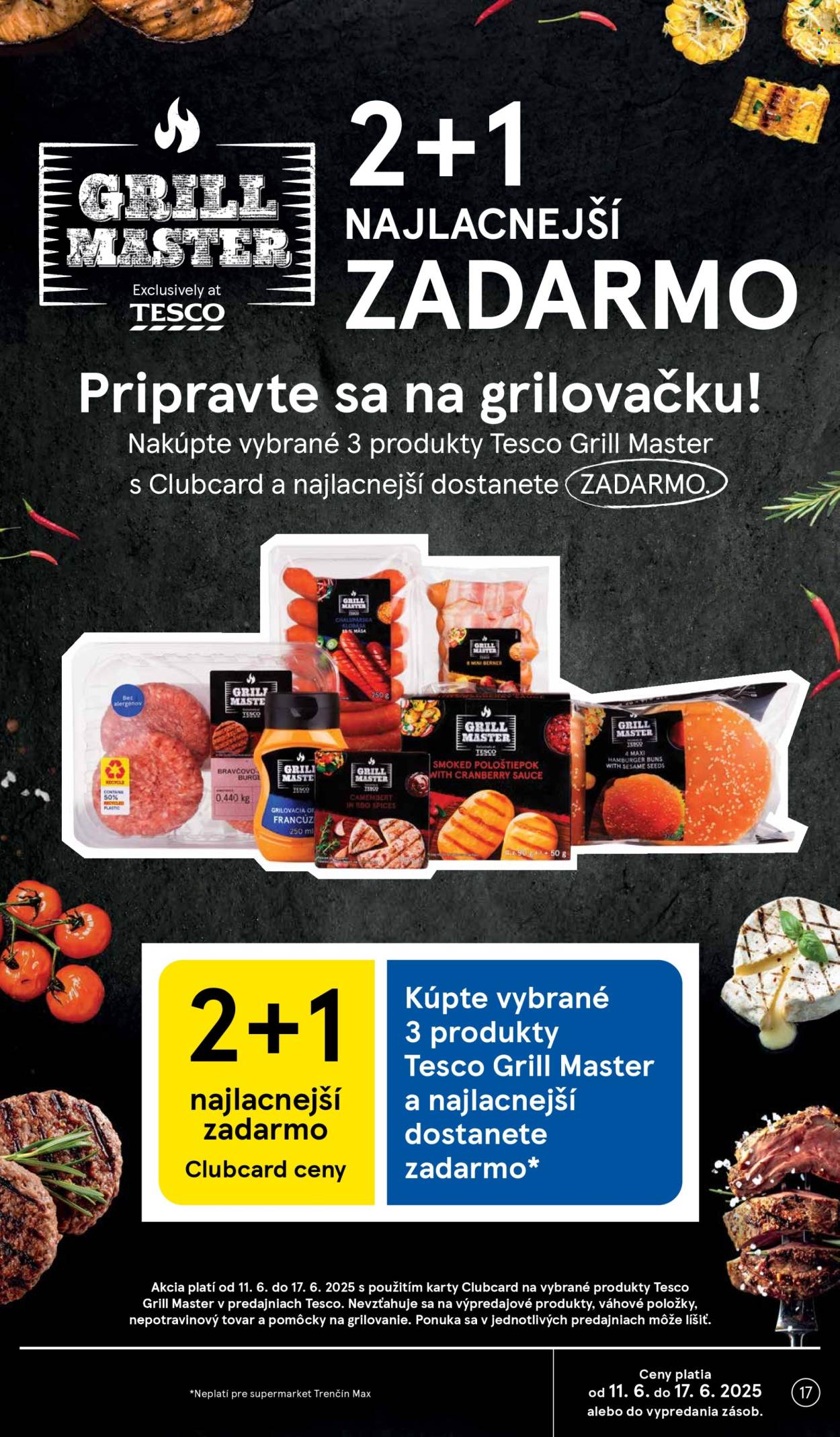 Leták TESCO supermarket - 11.6.2025 - 17.6.2025. Strana 17