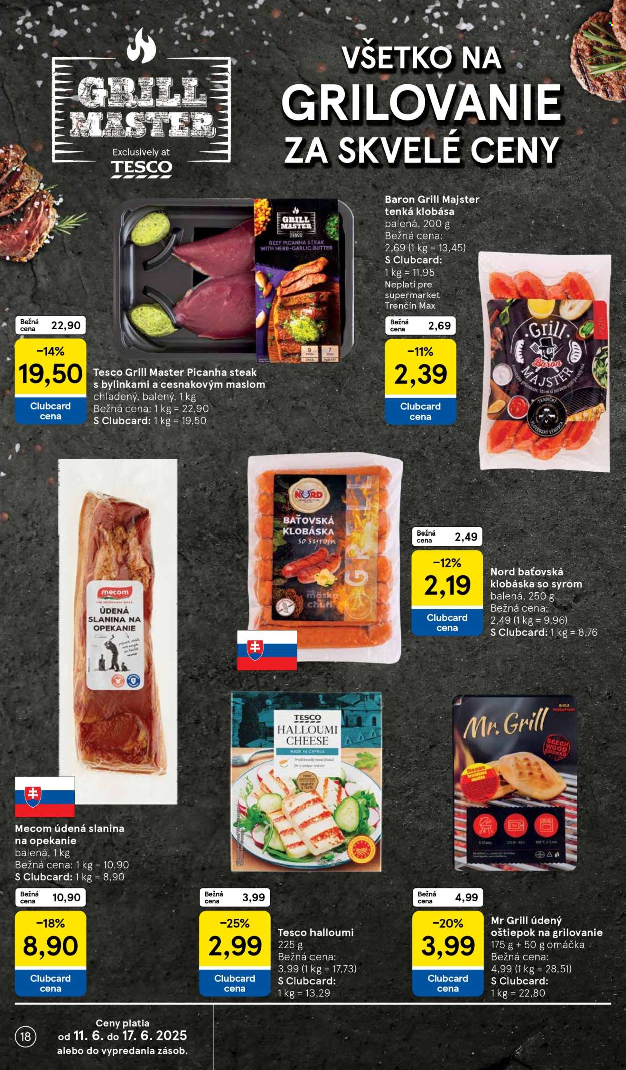 Leták TESCO supermarket - 11.6.2025 - 17.6.2025. Strana 18