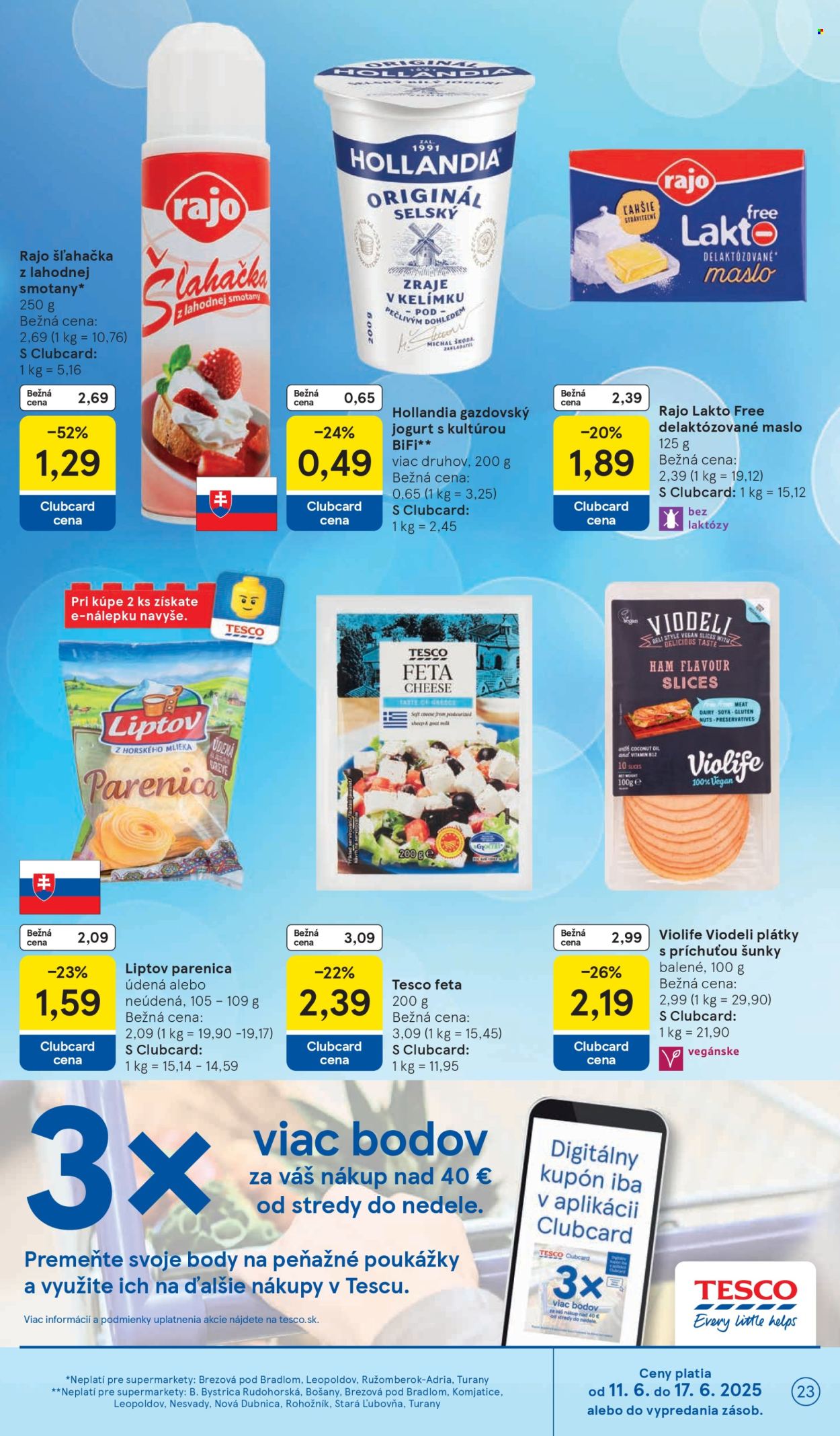 Leták TESCO supermarket - 11.6.2025 - 17.6.2025. Strana 23