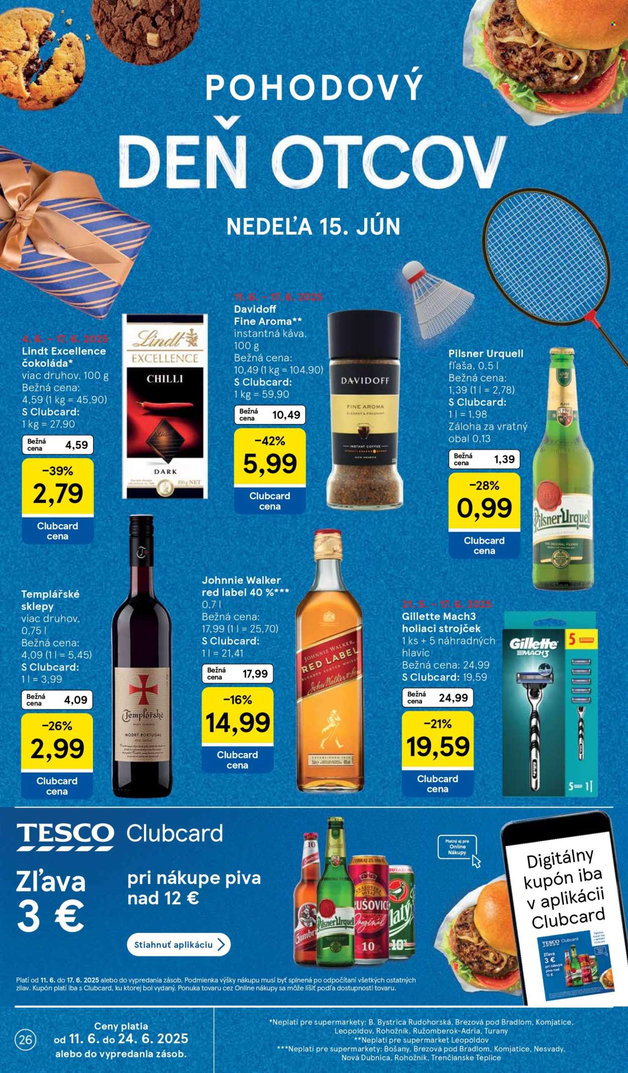Leták TESCO supermarket - 11.6.2025 - 17.6.2025. Strana 26