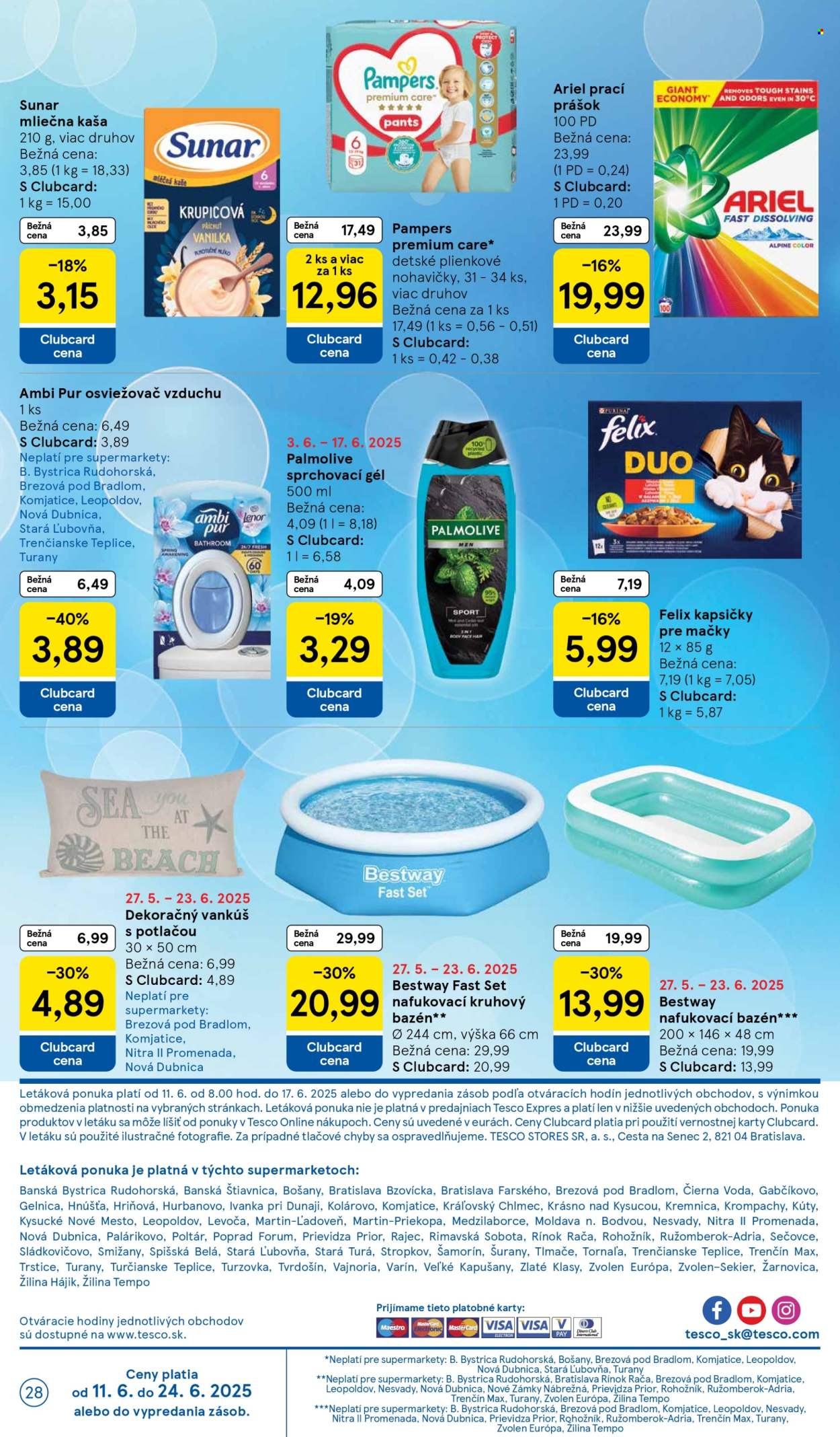Leták TESCO supermarket - 11.6.2025 - 17.6.2025. Strana 28