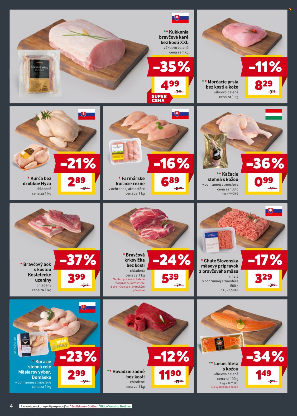 Leták Billa - 11.6.2025 - 17.6.2025. Strana 4