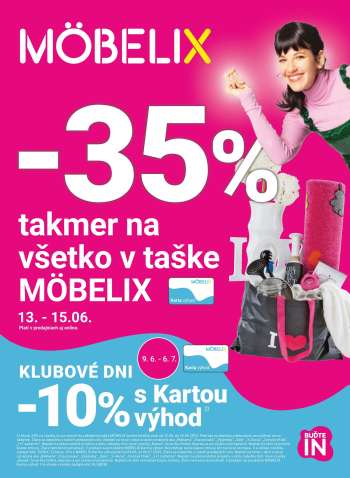 Leták Möbelix - 9.6.2025 - 6.7.2025.