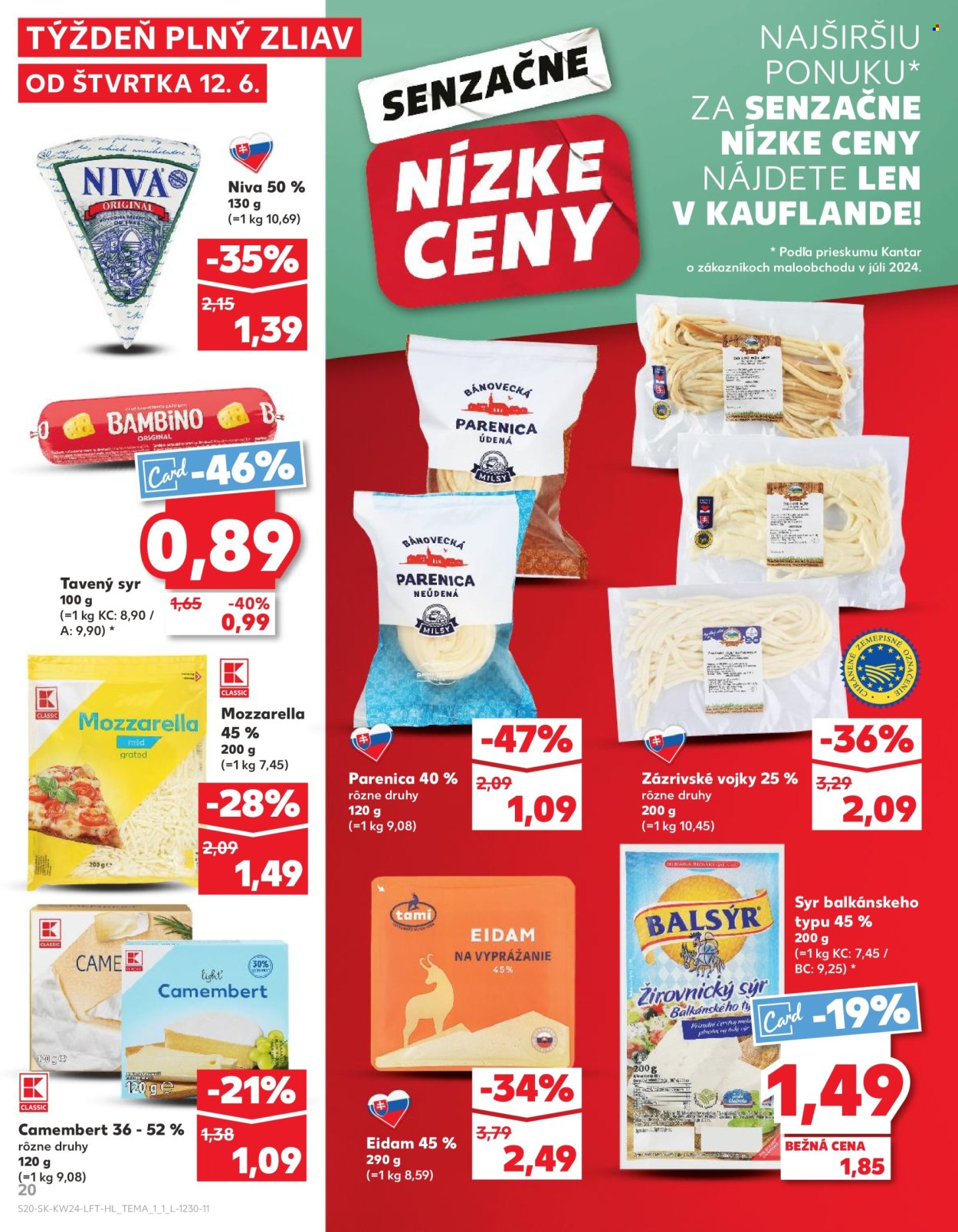 Leták Kaufland - 12.6.2025 - 18.6.2025. Strana 20