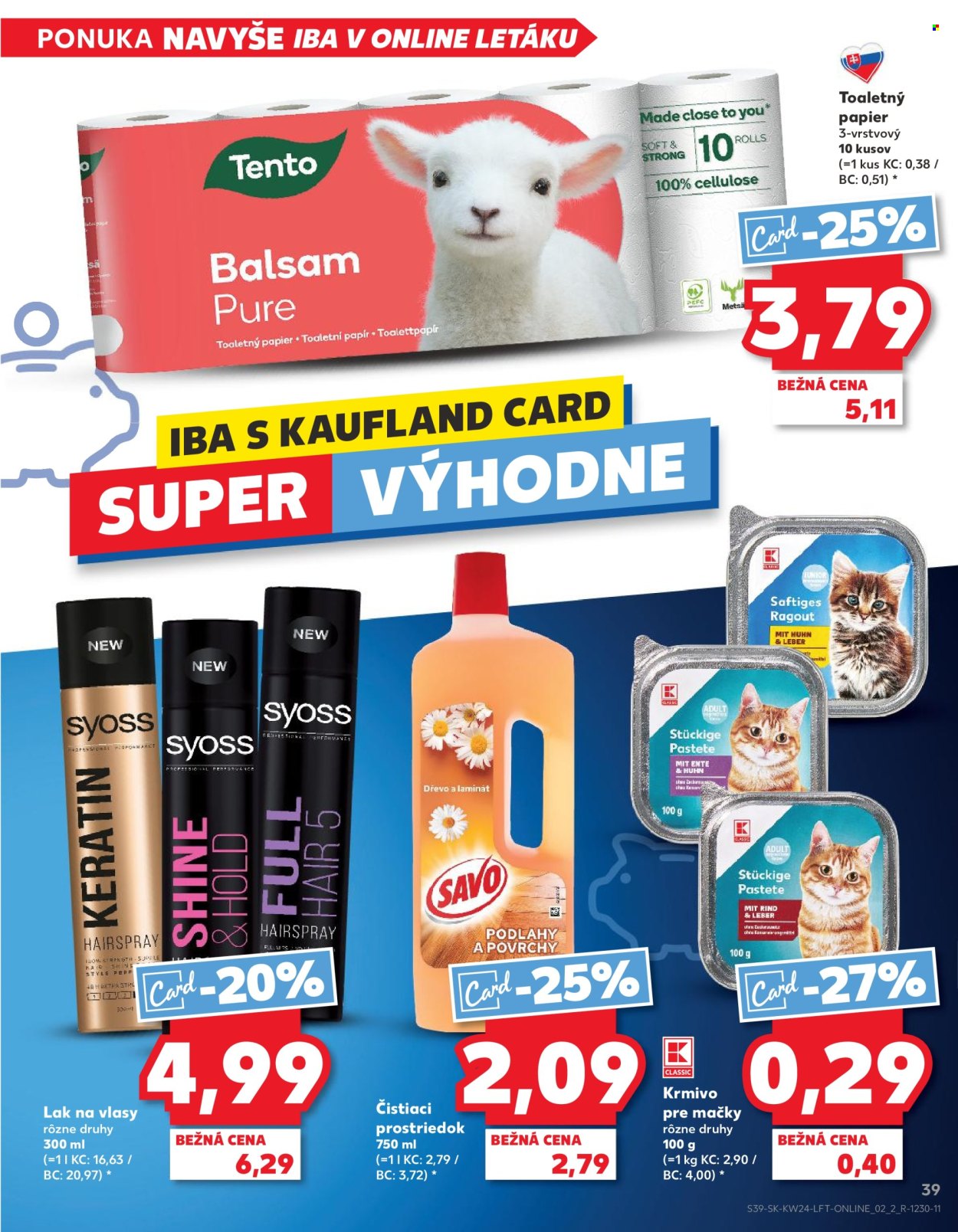 Leták Kaufland - 12.6.2025 - 18.6.2025. Strana 39